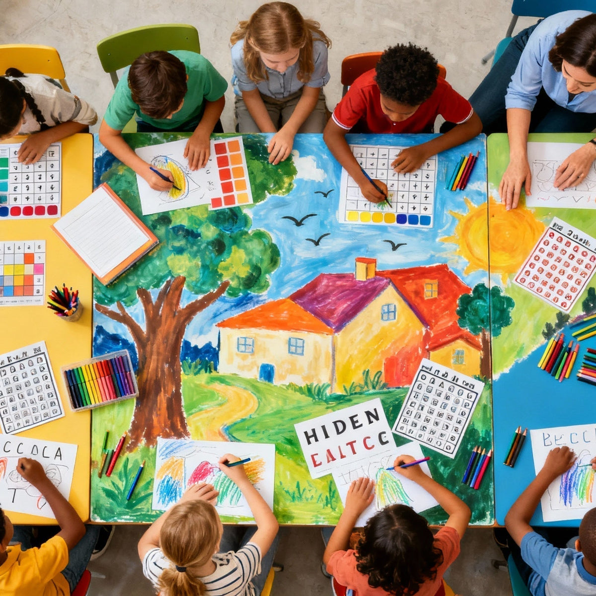 Classroom Magic: 15 Fun Educational Games Using Coloring Pages