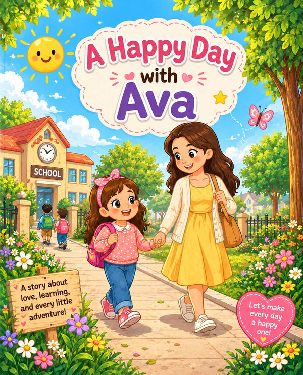 A HAPPY DAY WITH AVA | Free Children Book from Monkey Pen