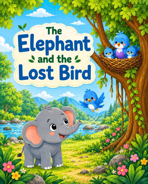 THE ELEPHANT AND THE LOST BIRD | Free Children Book from Monkey Pen