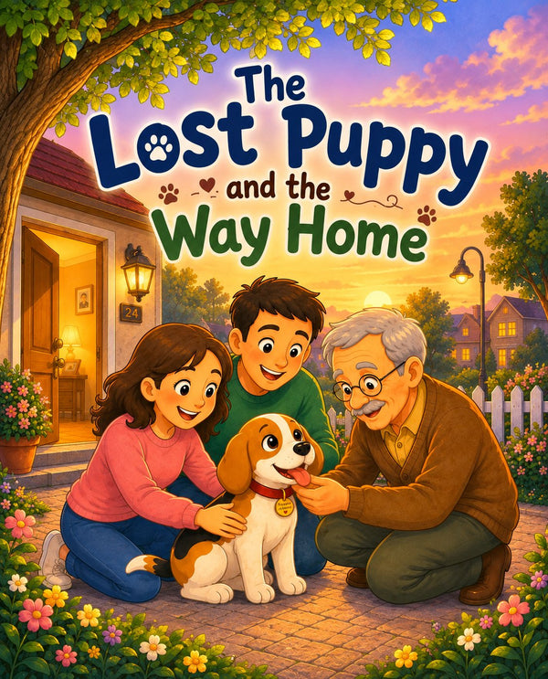 THE LOST PUPPY AND THE WAY HOME | Free Children Book from Monkey Pen