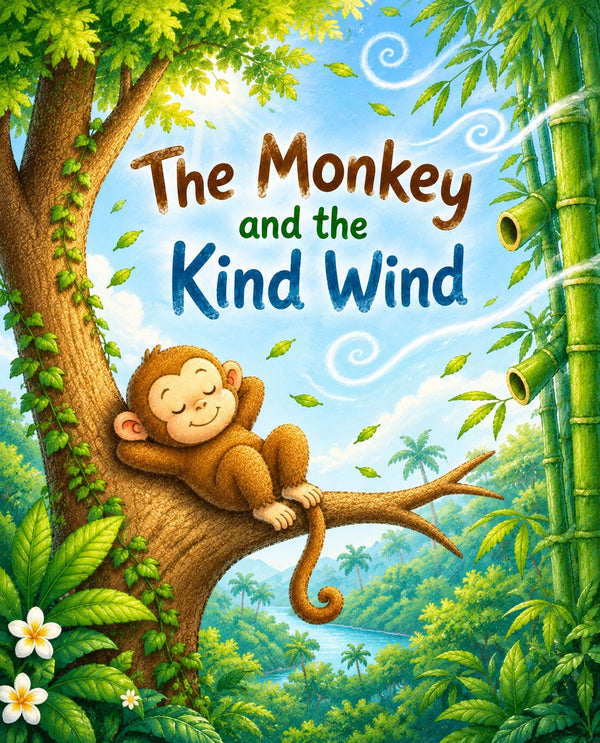 THE MONKEY AND THE KIND WIND | Free Children Book from Monkey Pen