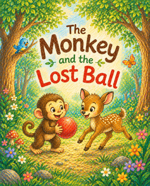 THE MONKEY AND THE LOST BALL | Free Children Book from Monkey Pen