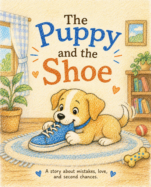 THE PUPPY AND THE SHOE | Free Children Book from Monkey Pen