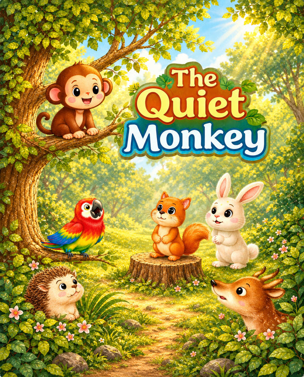 THE QUIET MONKEY | Free Children Book from Monkey Pen