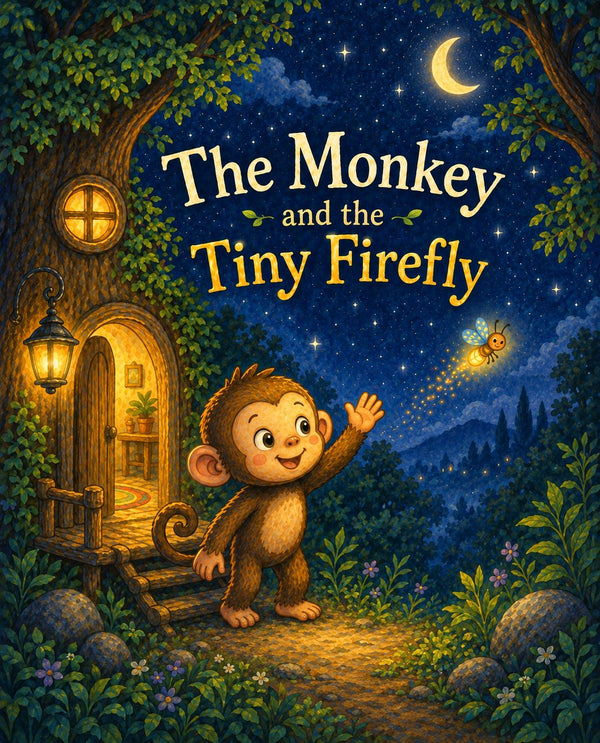 THE MONKEY AND THE TINY FIREFLY | Free Children Book from Monkey Pen