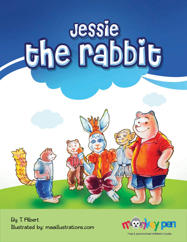 Jessie the Rabbit - Free Children's Story book Coverpage