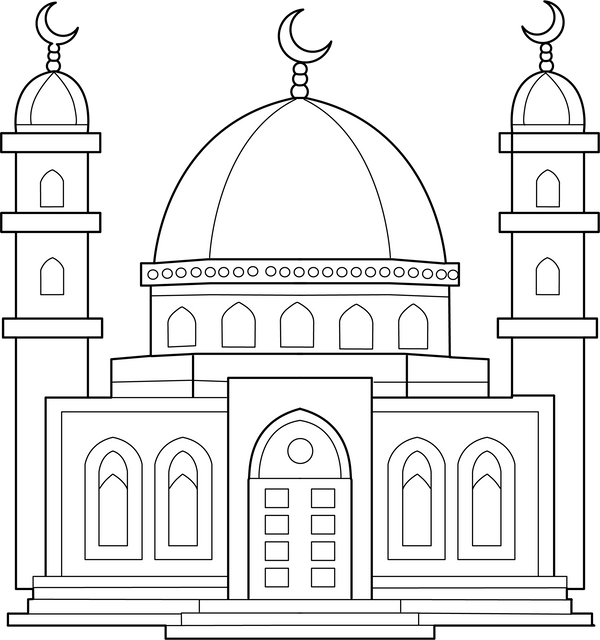 Printable Muslim Religion Coloring Book