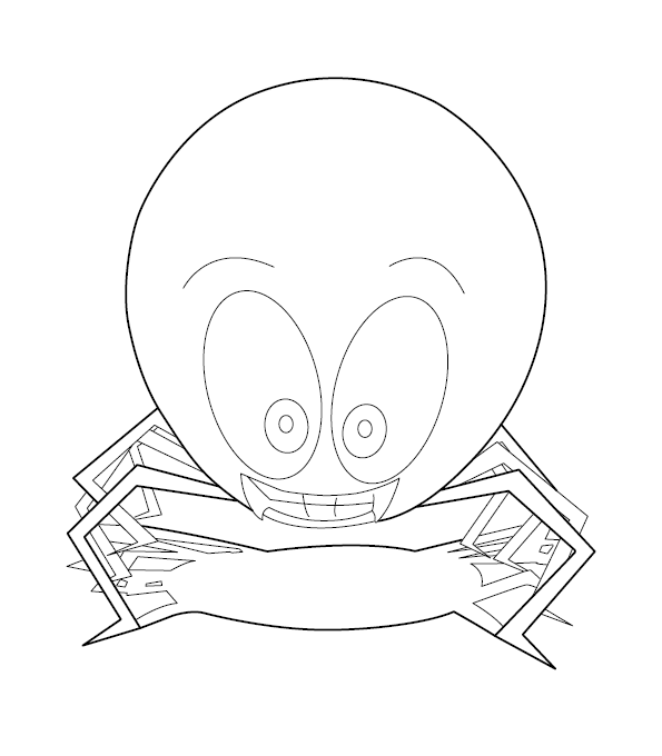 Spider Coloring Image
