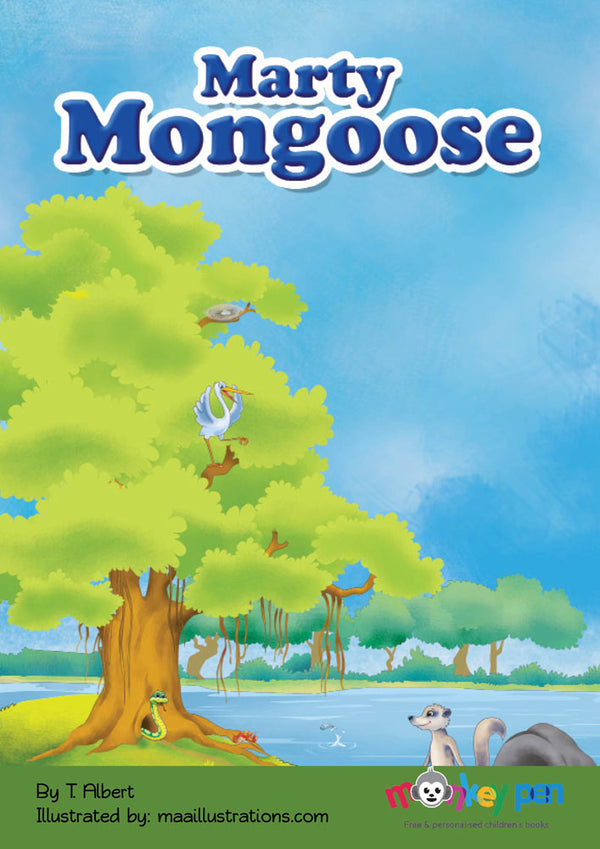 Marty Mongoose - Free Children's Story book Coverpage