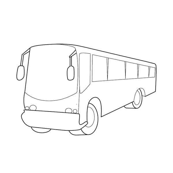 Bus Coloring page – fun and educational printable for children