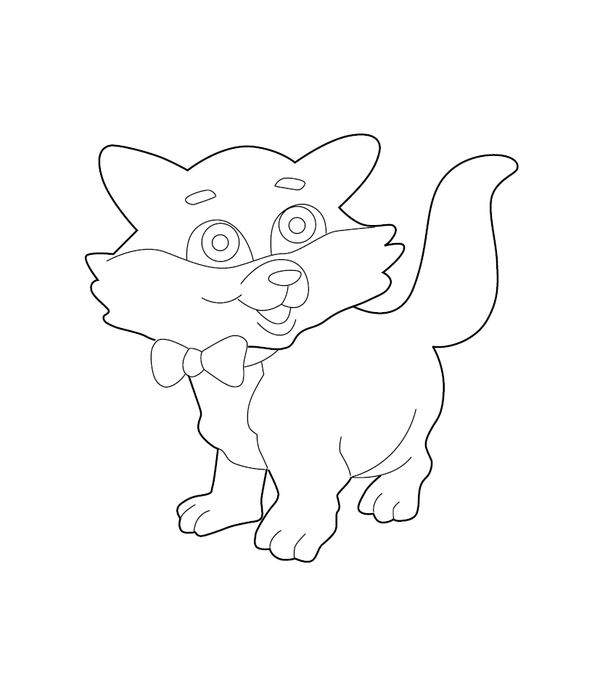Cat Coloring page – fun and educational printable for children