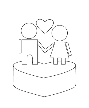 Free Printable Love Coloring Image