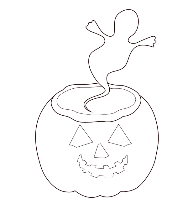 Halloween Pumpkin coloring page – fun and educational printable for children