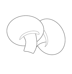 Mushroom Coloring page – fun and educational printable for children