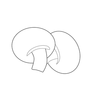 Mushroom Coloring page – fun and educational printable for children