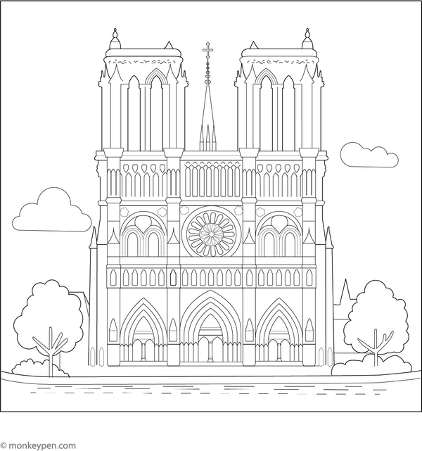 Free France Coloring Book PDF