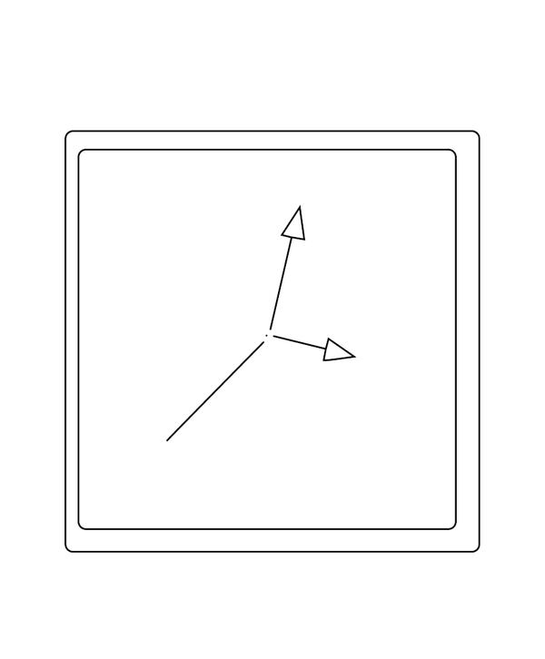 Square clock Coloring page – fun and educational printable for children