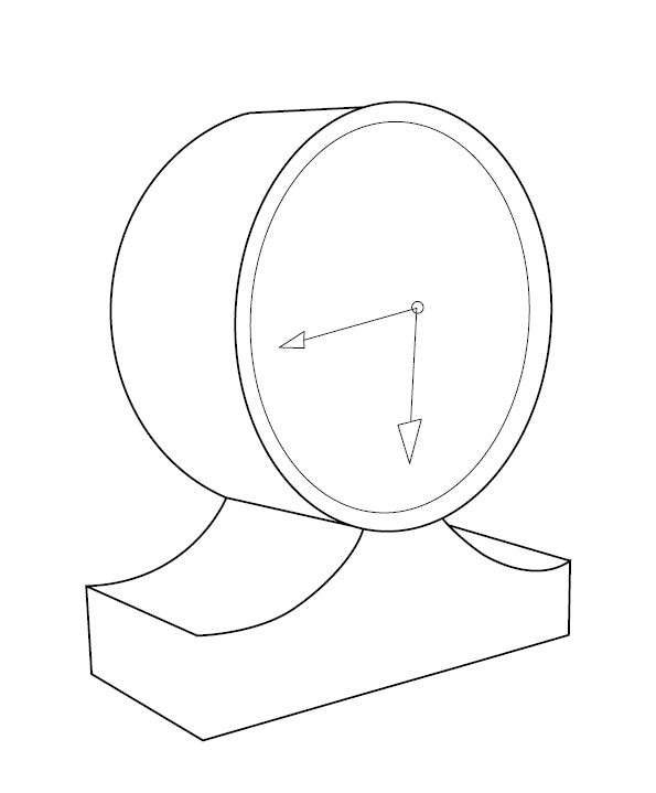 Alarm Clock Coloring Image