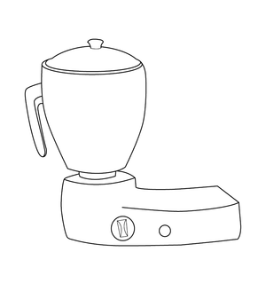 Blender Coloring page – fun and educational printable for children