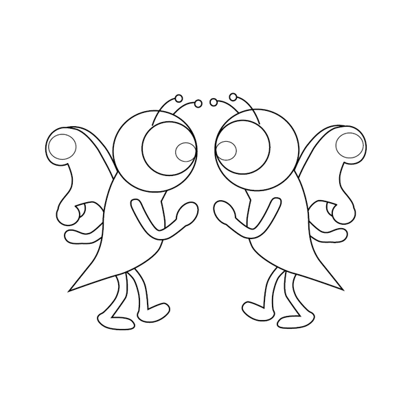 Butterfly coloring page – fun and educational printable for children