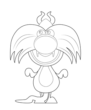 Free Fiction  coloring page – fun and educational printable for children