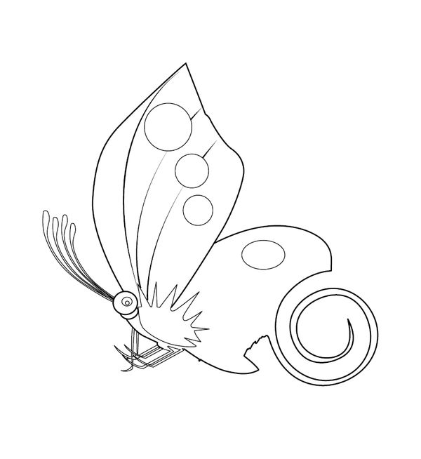 Butterfly coloring page – fun and educational printable for children