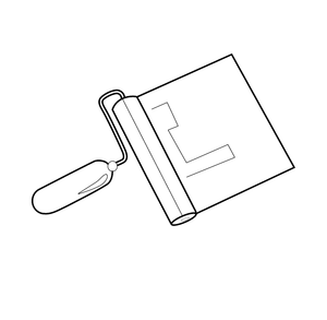 Paint Roller coloring page – fun and educational printable for children