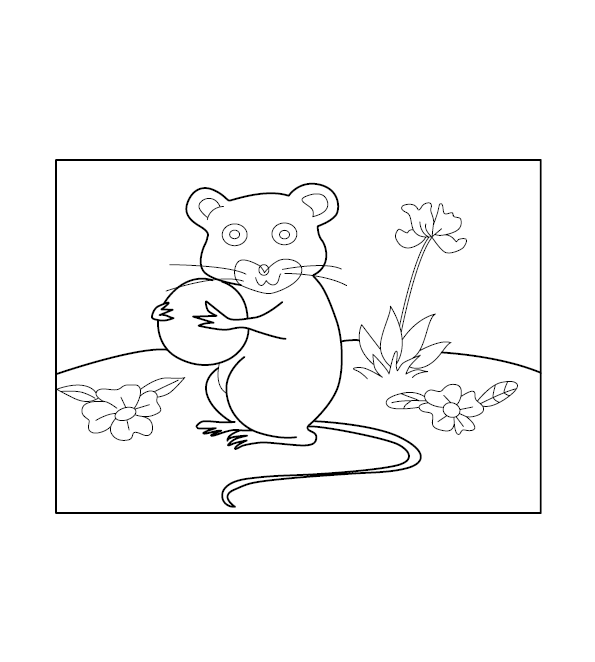 Beaver Coloring Page