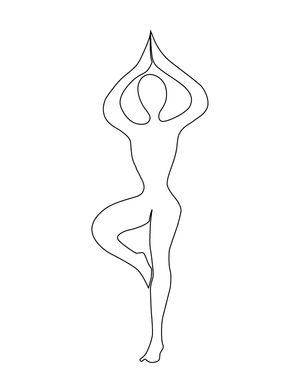 Yoga Postures coloring page – fun and educational printable for children