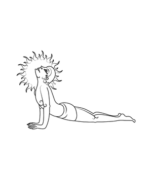 Yoga Postures coloring page – fun and educational printable for children