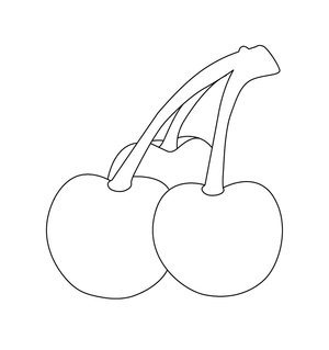 Printable Cherry Image