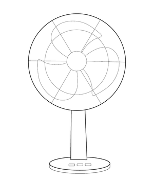 Fan Coloring page – fun and educational printable for children