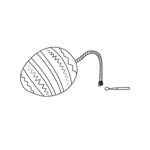 Free  Fire Cracker coloring page – fun and educational printable for children