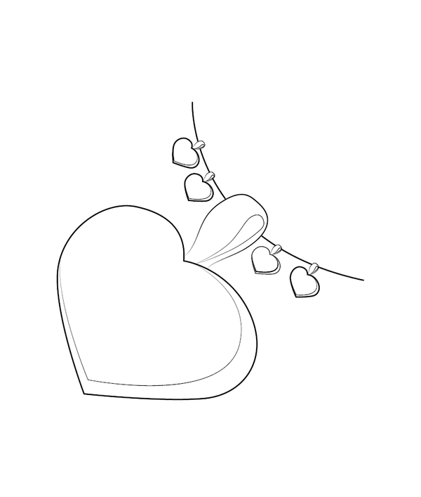 Pendant Coloring Image coloring page – fun and educational printable for children