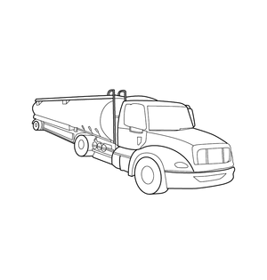 Truck Coloring page – transportation-themed printable for kids