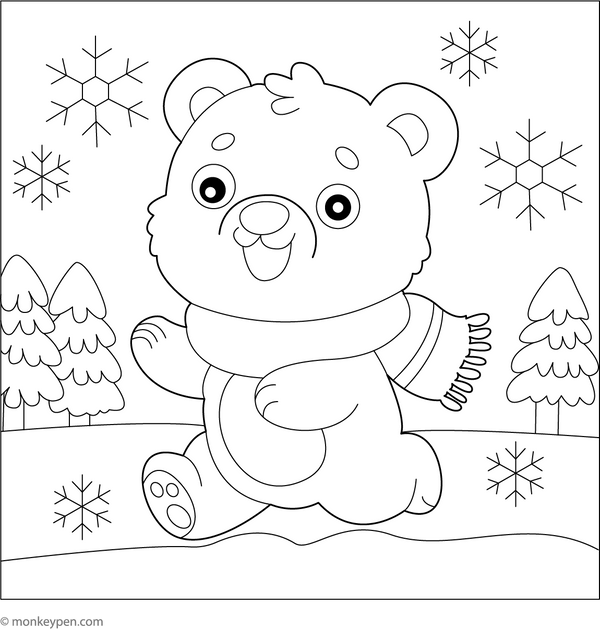 Bear Coloring Book PDF