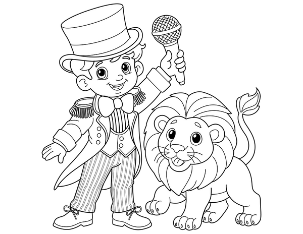 Circus Coloring Book -PDF
