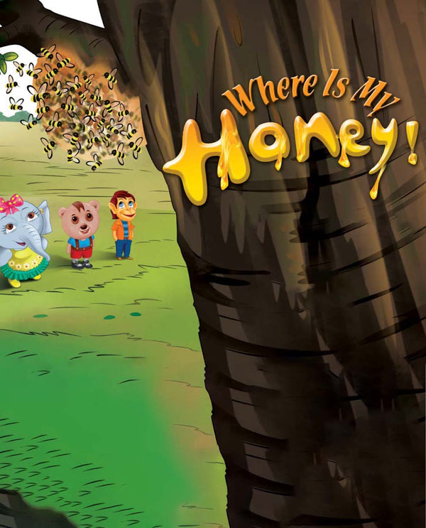 Where is my honey - Free Children's Story book Coverpage