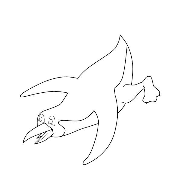 Penguin Coloring Picture