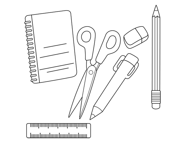 Classroom Coloring Book -Printable PDF