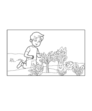 Garden Coloring Picture