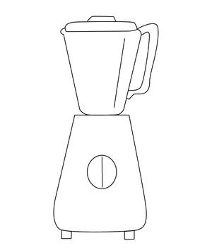 Blender Coloring page – fun and educational printable for children