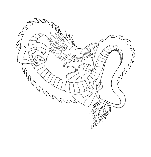 Printable Dragons Coloring Book