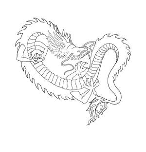 Free  Dragon  coloring page – fun and educational printable for children