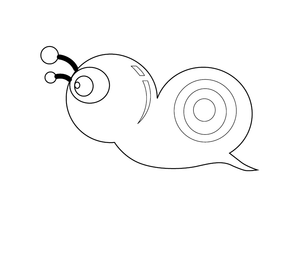 Snail  coloring page – fun and educational printable for children