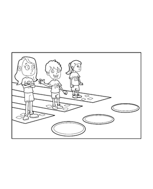 Sports Coloring Picture