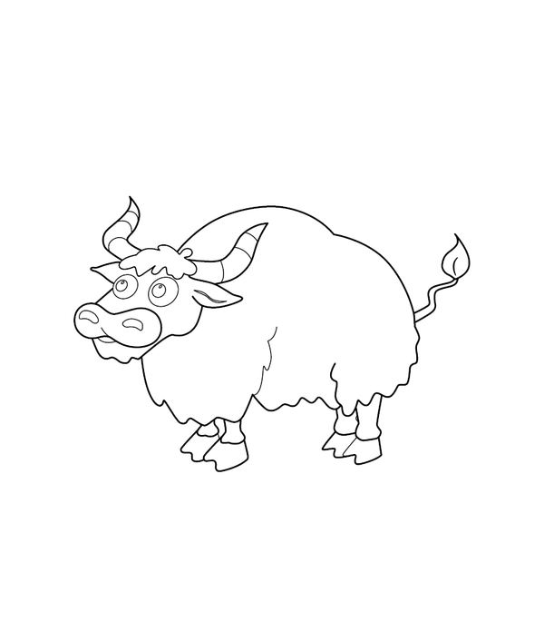 Bison Coloring Picture | Free Coloring Pages