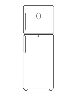Refrigerator Coloring page – fun and educational printable for children