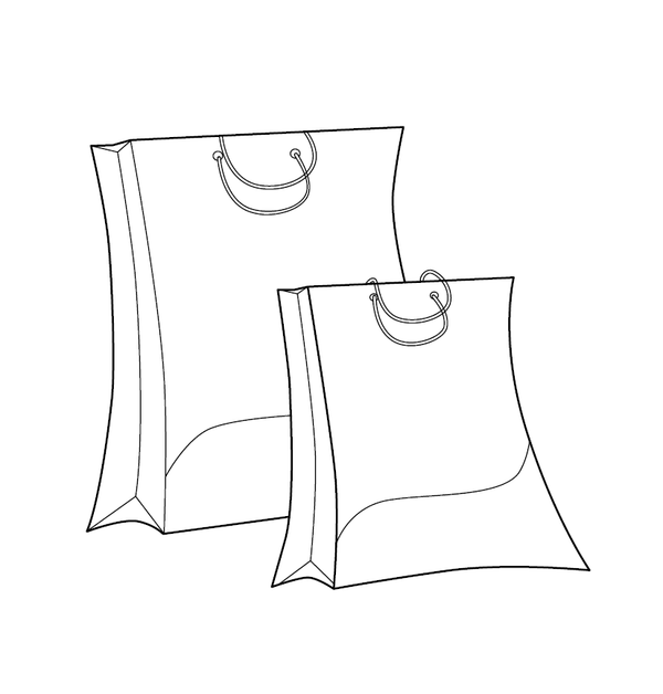 Simple carry bags coloring page – fun and educational printable for children