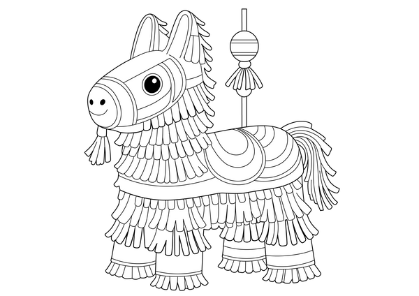 Birthday Party Coloring Book – PDF